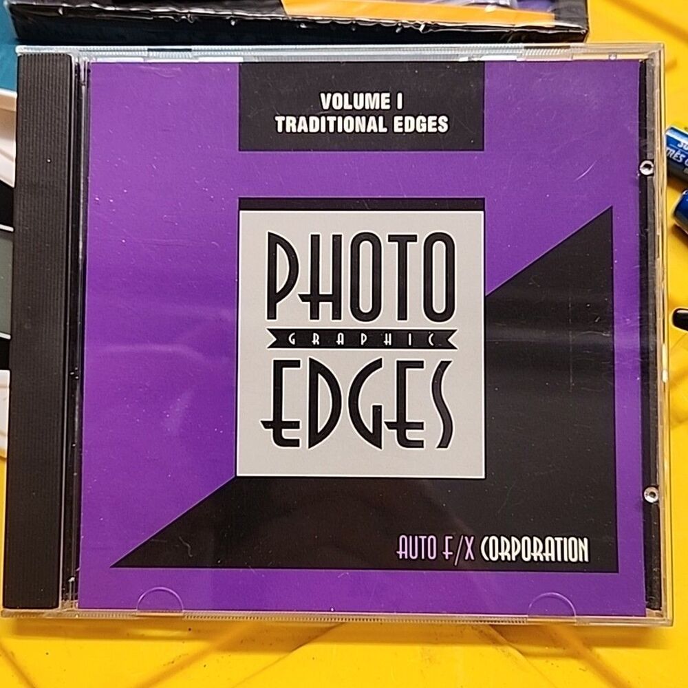 Photographic Edges Vol 1 Traditional Edges Graphic Design Software W/ Key